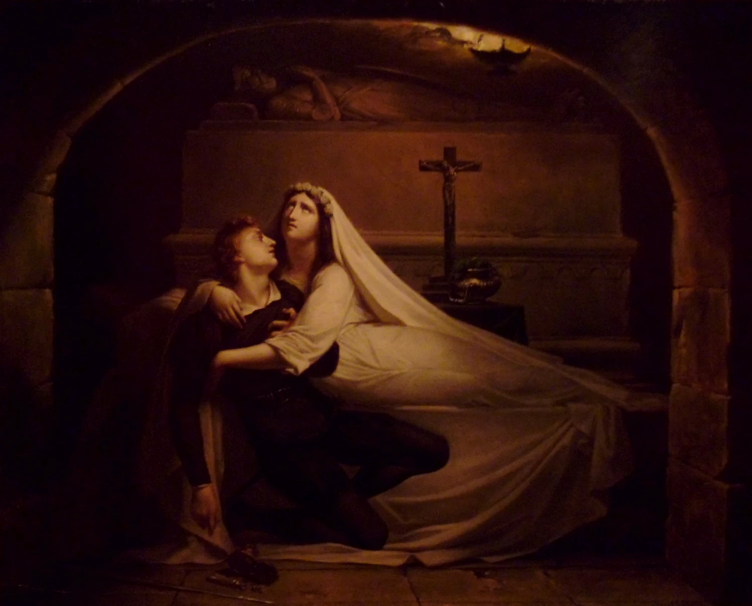 Una scena da Romeo e Giulietta di Shakespeare